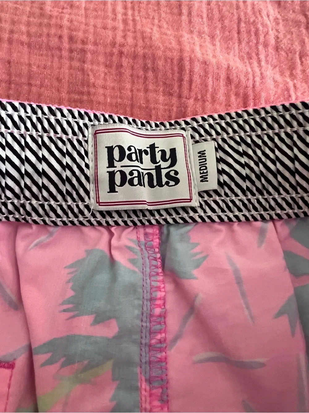 Men’s Party Pants—Tropical Palm Print